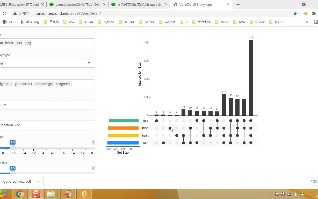 韦恩图工具venndetail(四)绘制upset图详解哔哩哔哩bilibili