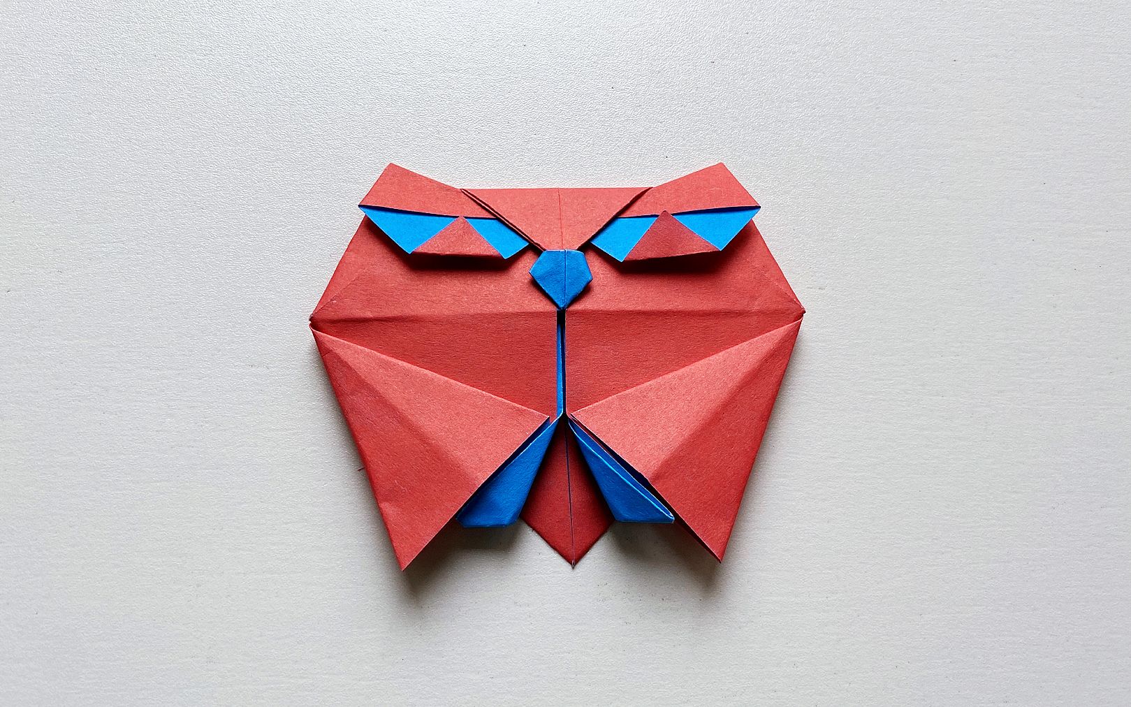 猫头鹰折纸简单图片