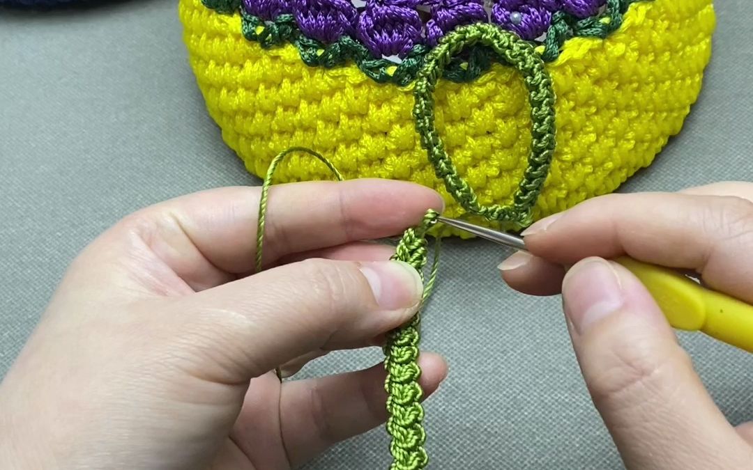 丫丫编织馆 手链 钩织教程