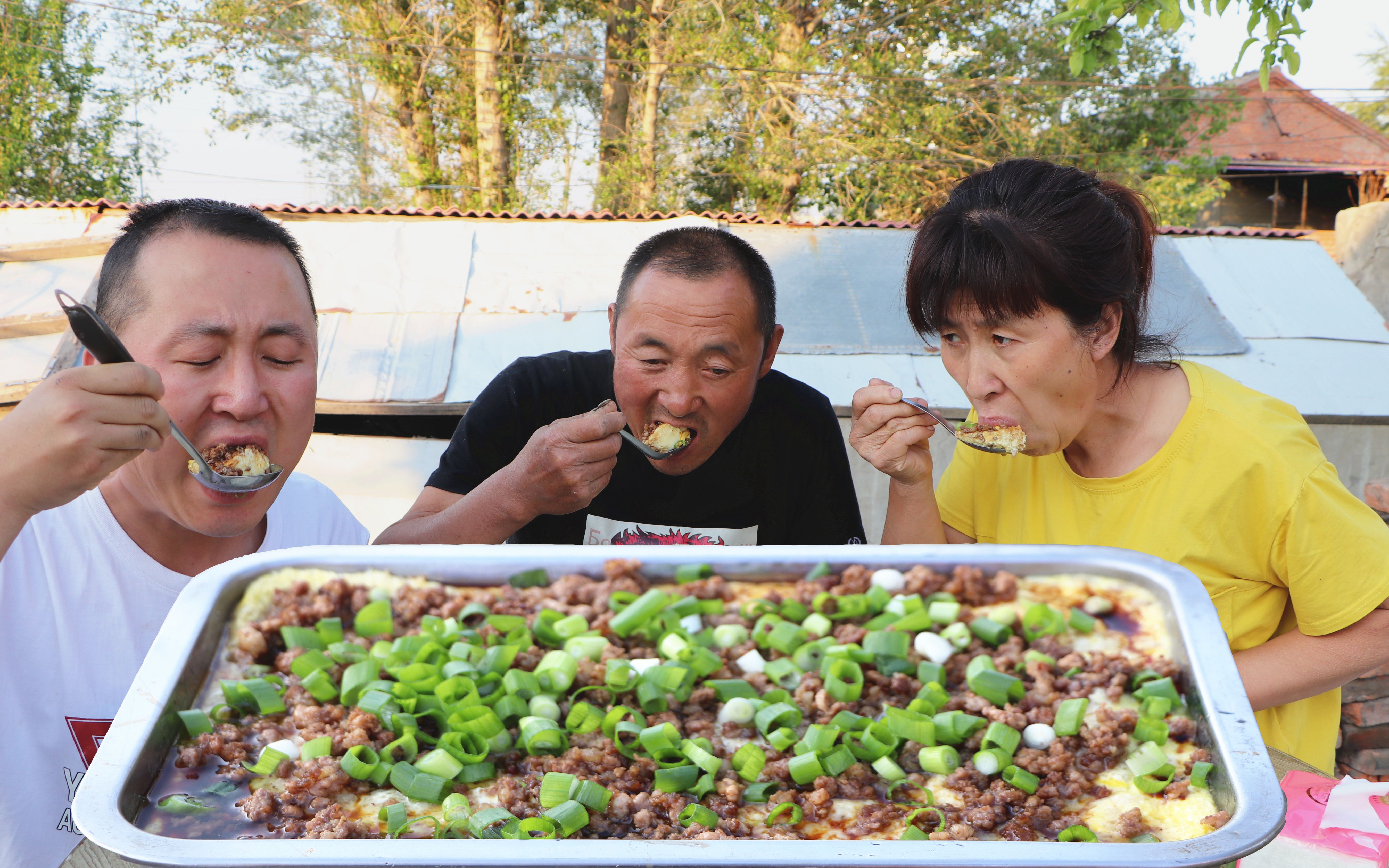 做一份相当下饭的“肉末蒸蛋”爽滑可口,味道鲜美,太爽了哔哩哔哩bilibili