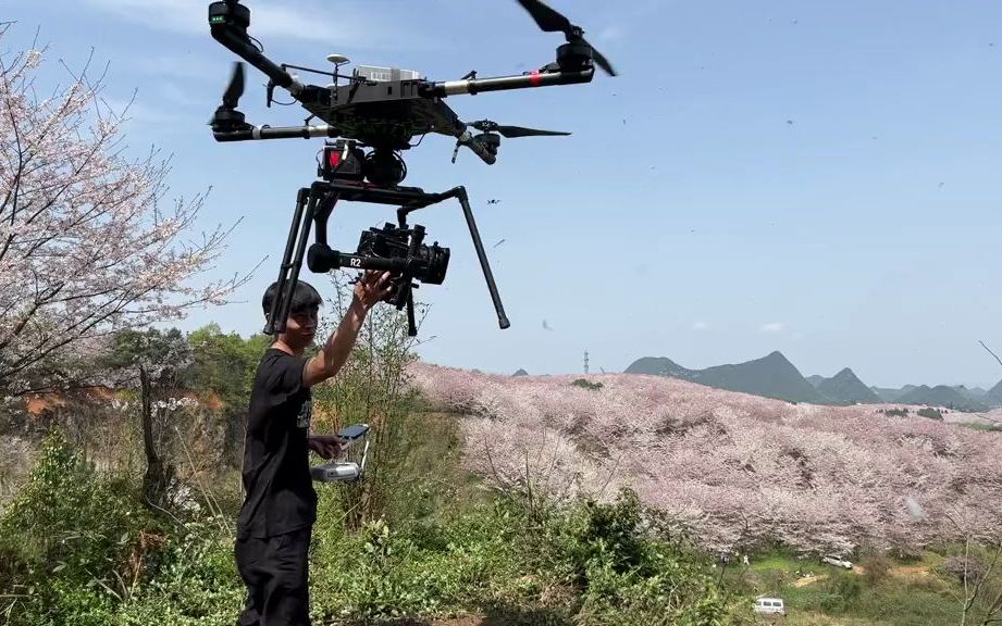 螺旋桨才是男人的浪漫,2022樱花季天空中最靓的仔哔哩哔哩bilibili