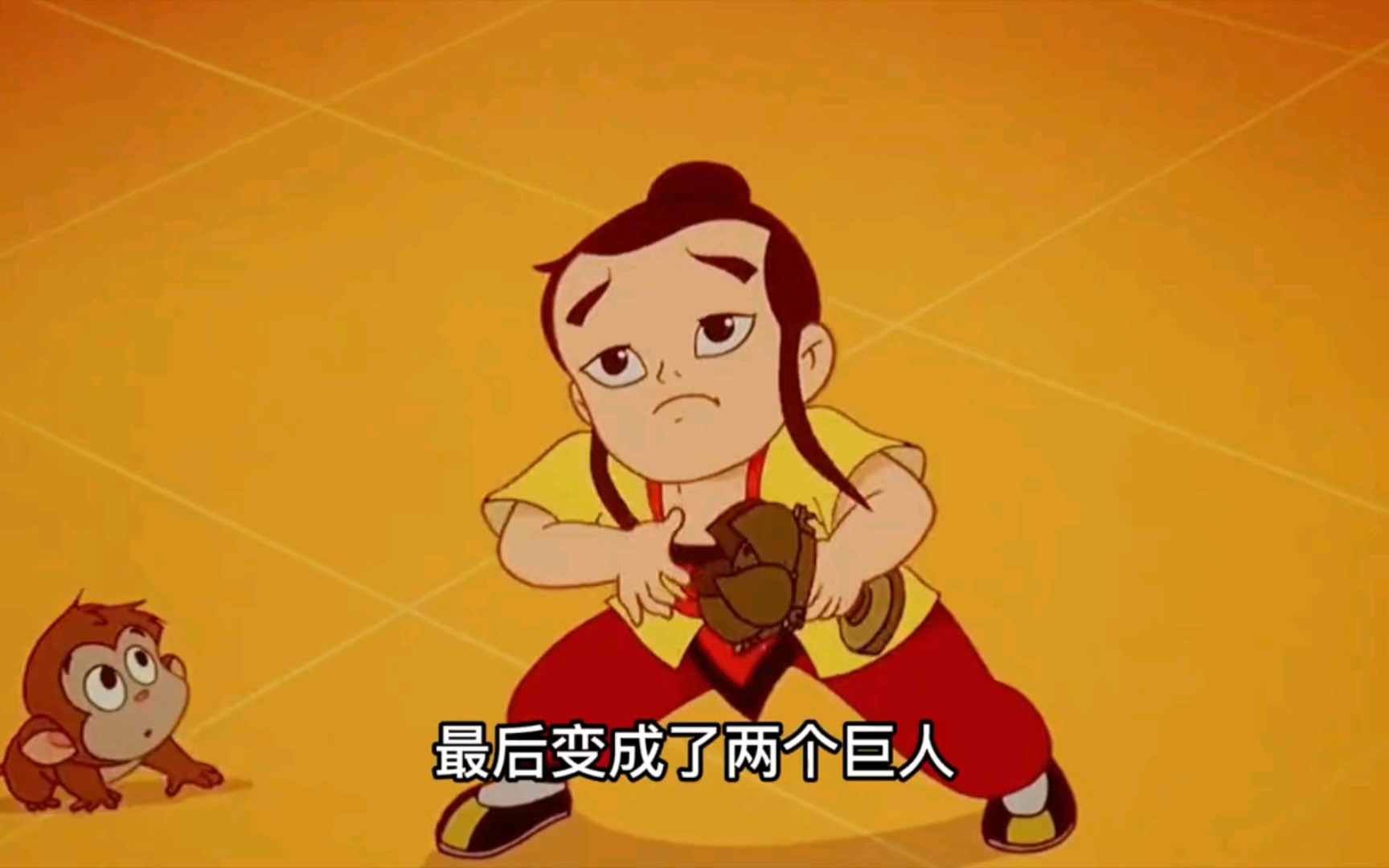 沉香拿回宝莲灯,逃出真君神殿寻师孙悟空.