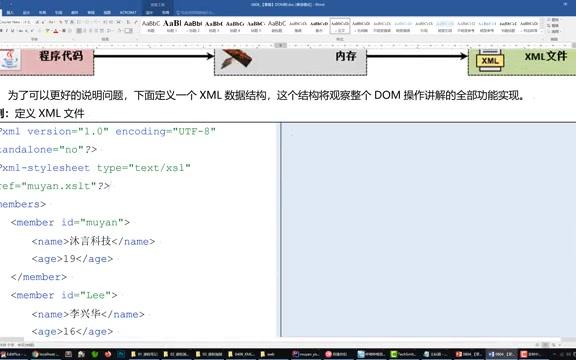 【JavaWEB就业编程实战】0804XML文档结构与DOM树哔哩哔哩bilibili