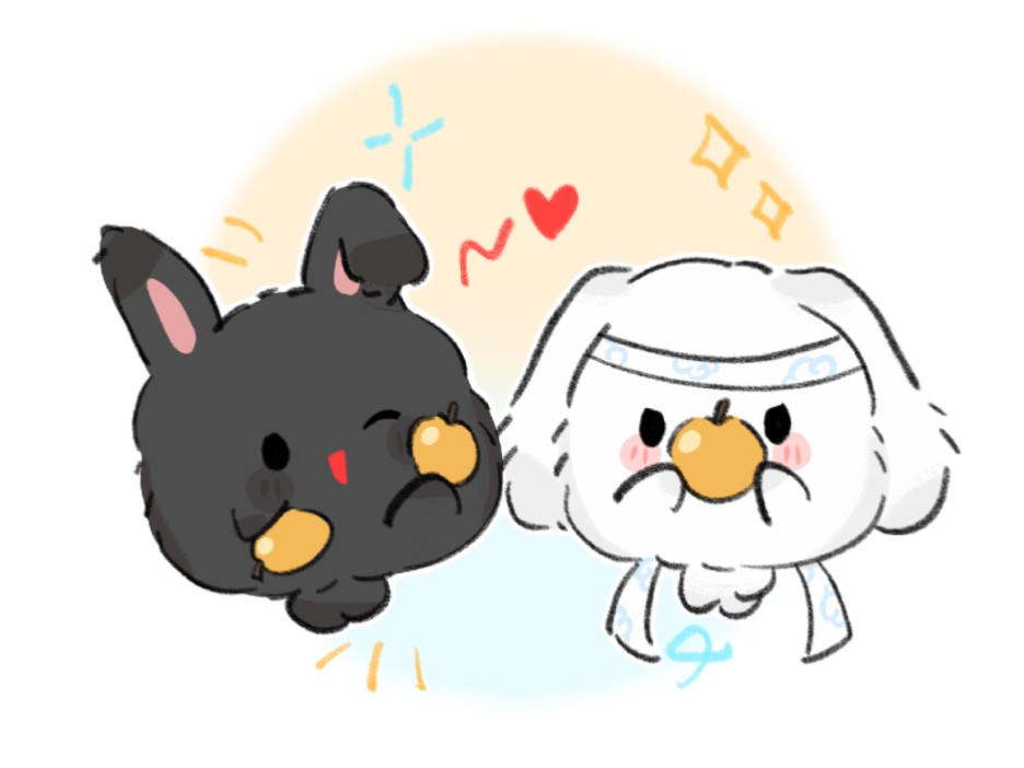 【绘画过程】忘羡枇杷超萌兔兔|魔道祖师