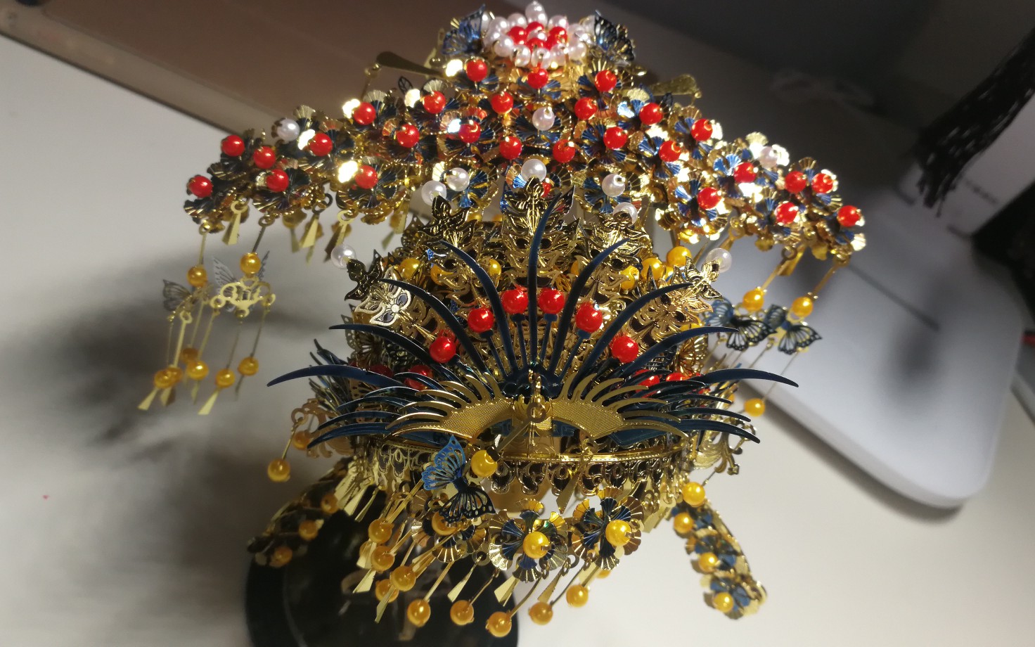 拼酷凤冠的后期改色