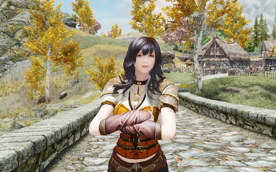 【上古卷轴5】米拉克的女儿龙心女孩米拉_哔哩哔哩