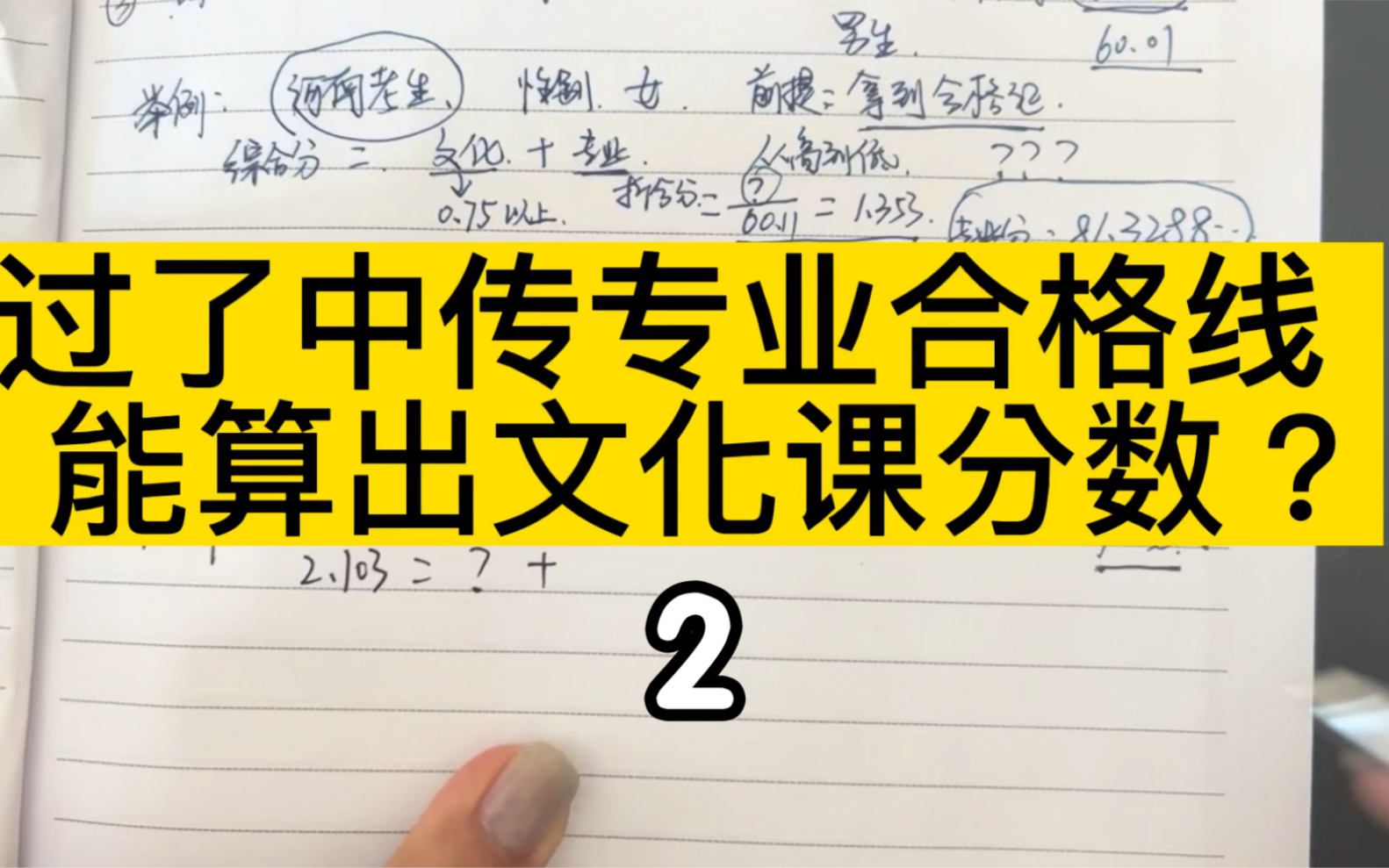 全国院校录取解读【中国传媒大学02】教你怎么计算综合分哔哩哔哩bilibili