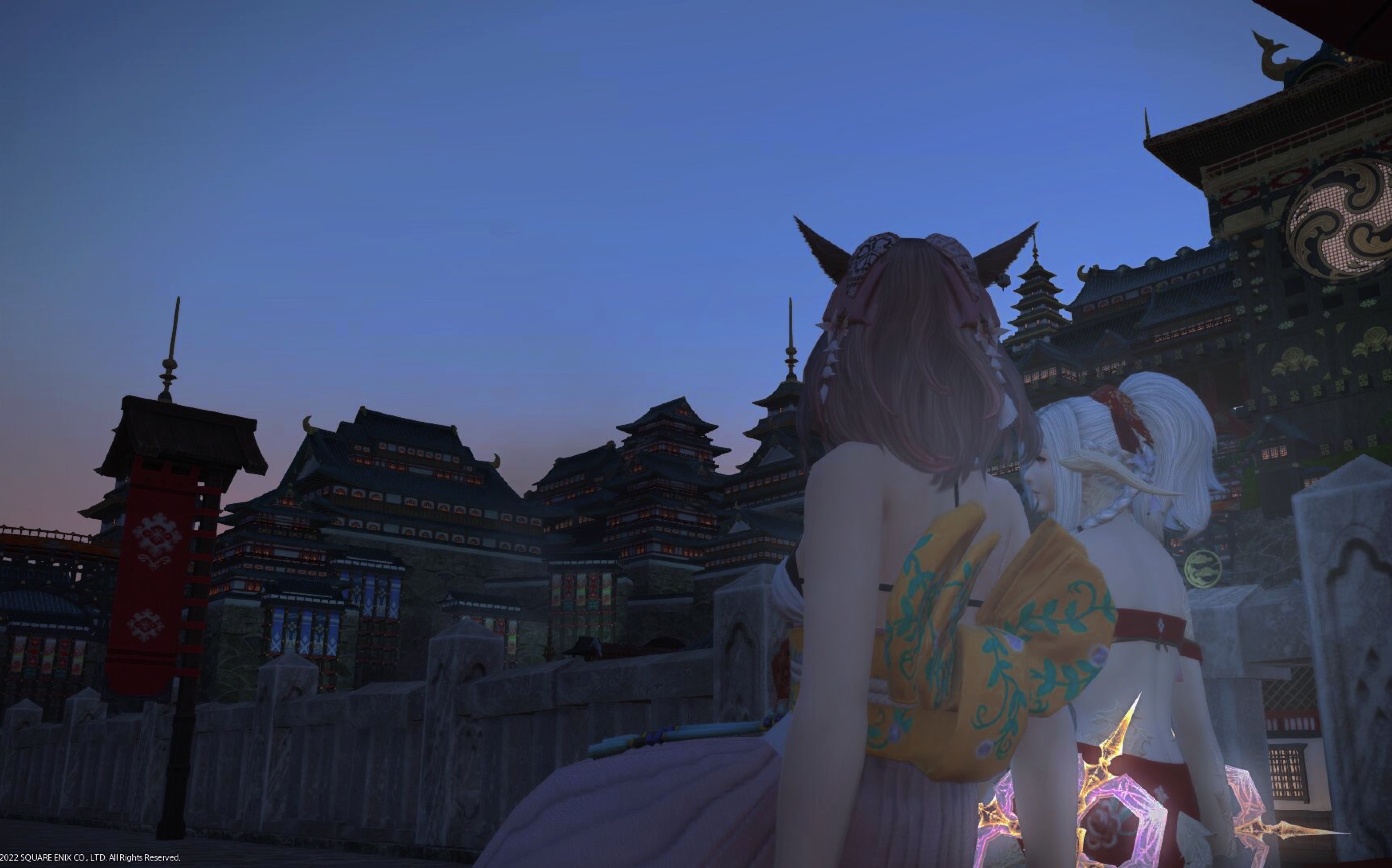 【ff14光之暖暖】两套日常和风穿搭分享