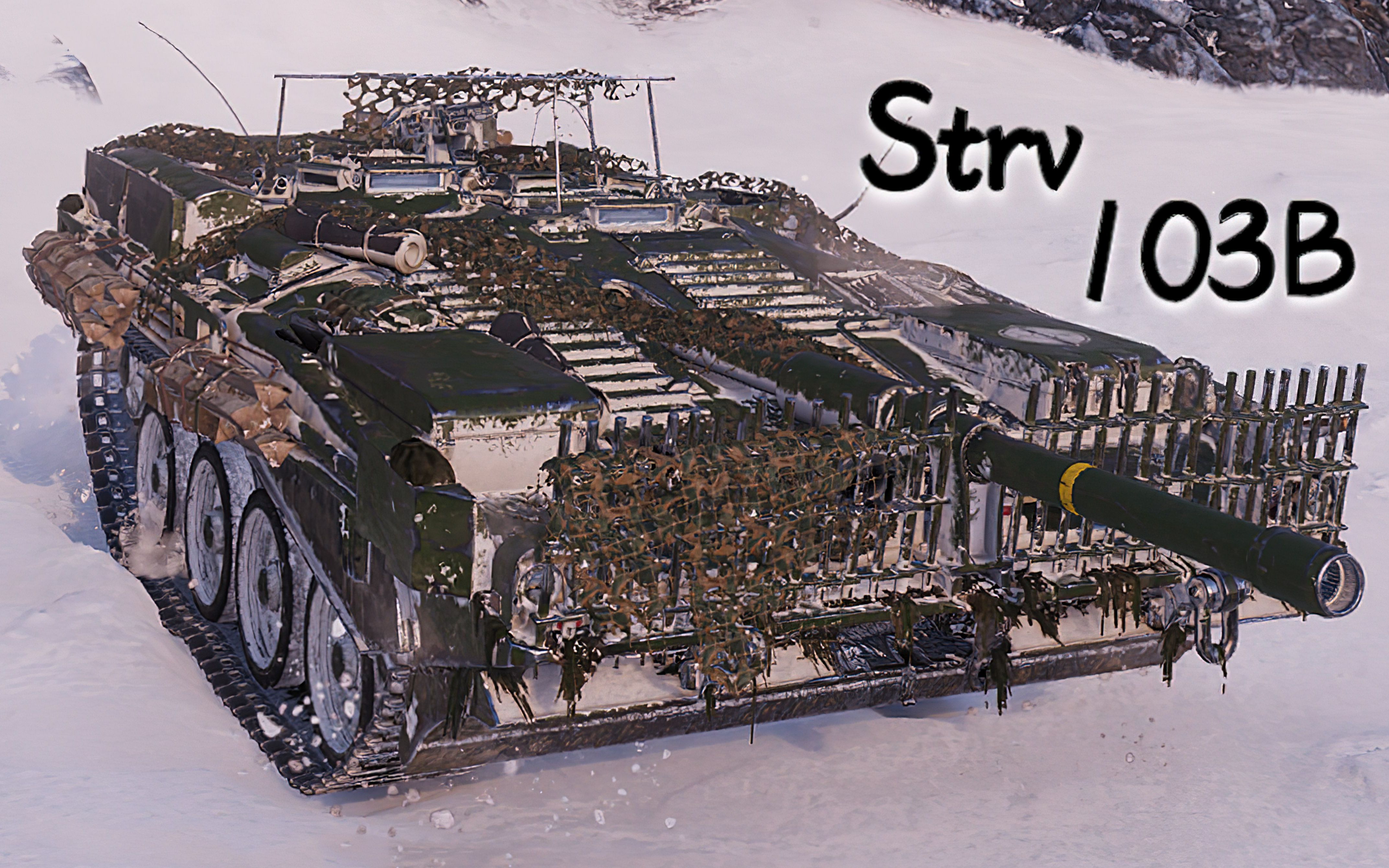 【坦克世界】strv 103b:9杀 - 万伤(极地冰原)