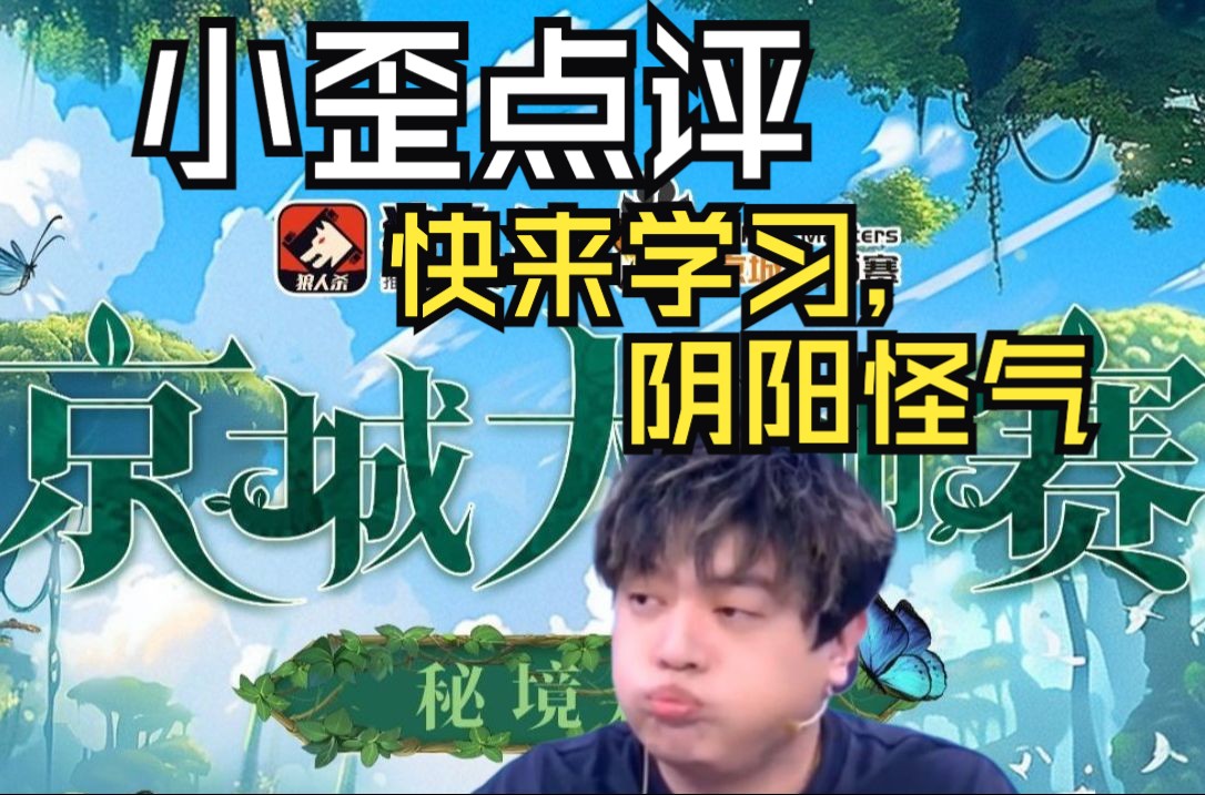 歪言歪语,快来学习如何阴阳怪气 【京城大师赛】十四季小歪访谈1