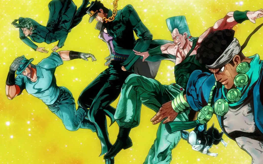 【jojo/热血混剪/视觉盛宴/致命踩点】荣耀永远属于星尘十字军!