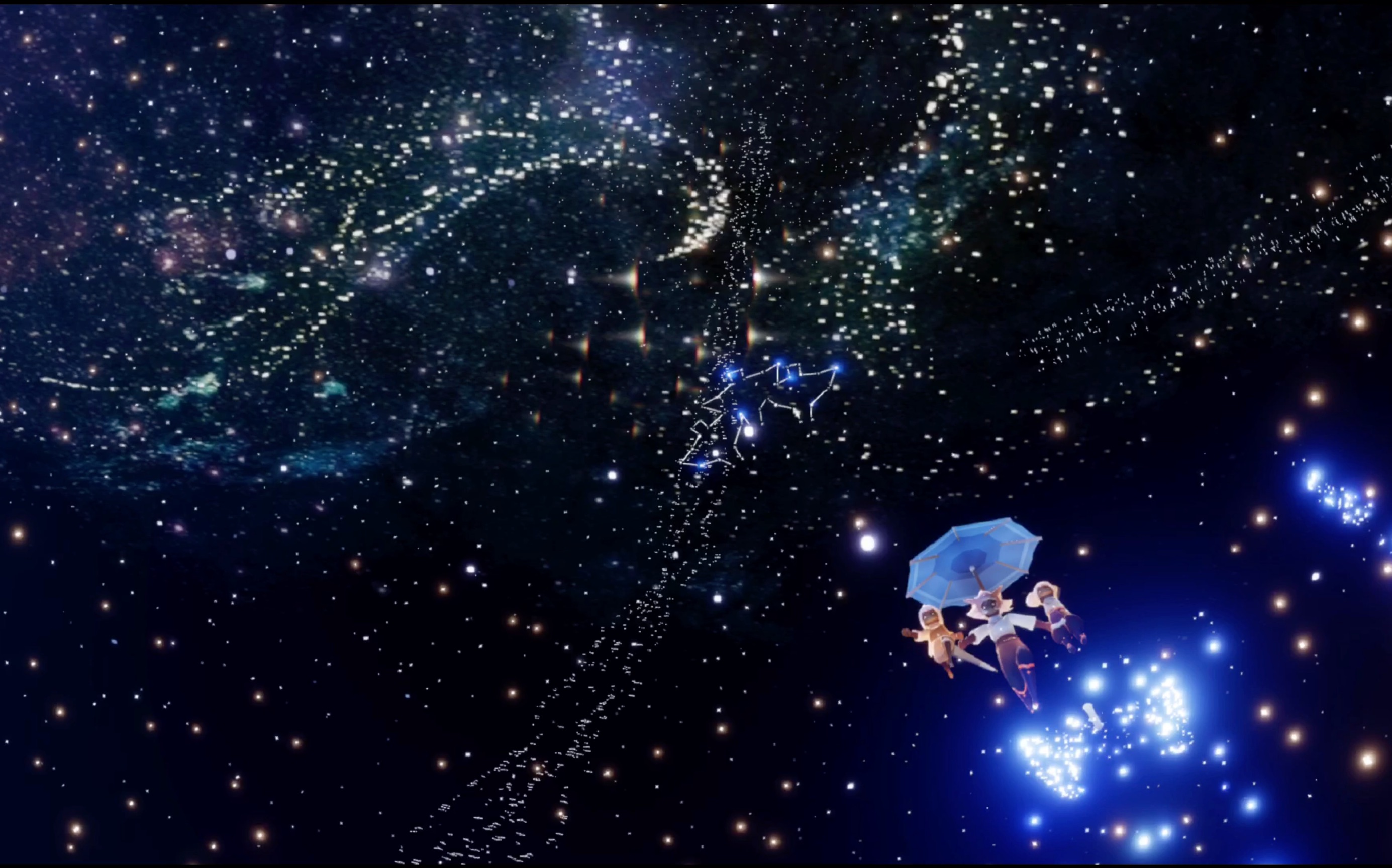 【sky光遇】谁说七夕得俩人过,一群人不香吗!