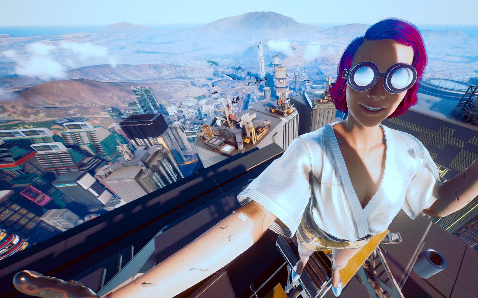 【赛博朋克2077】 强尼未曾看过的荒坂塔顶的风景