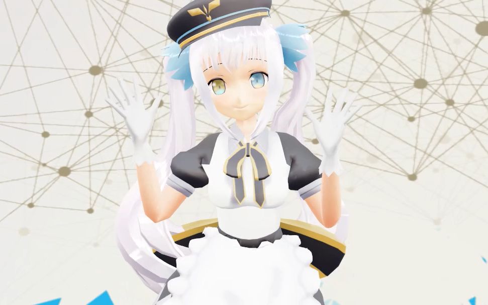 活动作品mmd神乐mea你好我很可爱回归祝贺