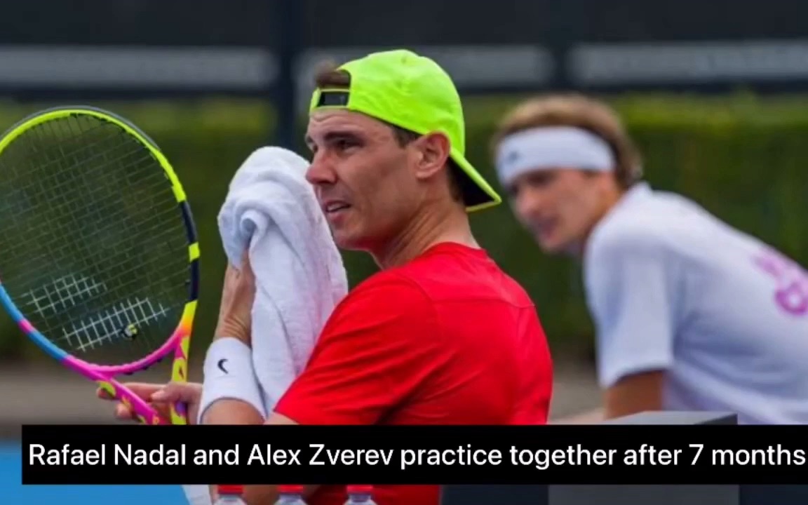 [图]【United Cup 我神和我灯的赛前最后训练】Rafael Nadal vs Alex Zverev 2023