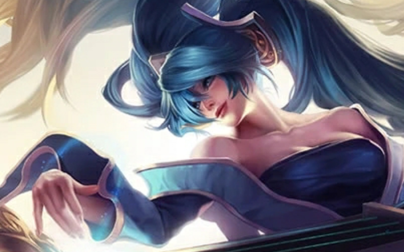 英雄联盟 琴瑟仙女 娑娜 辅助 琴女