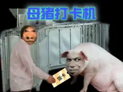 Download Video: 河南大爷发明母猪吃饭打卡机，号称能精准控制每只猪的进食量#我爱发明 #发明