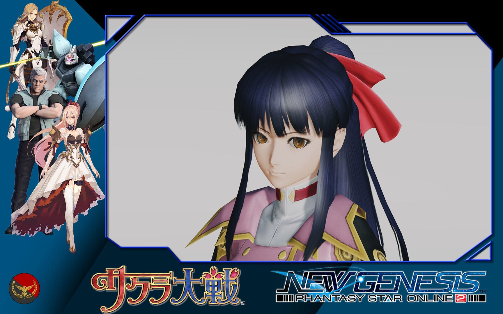 pso2ngs:庆祝-樱花大战系列-正式参战-超级机器人大战30-真宫寺樱