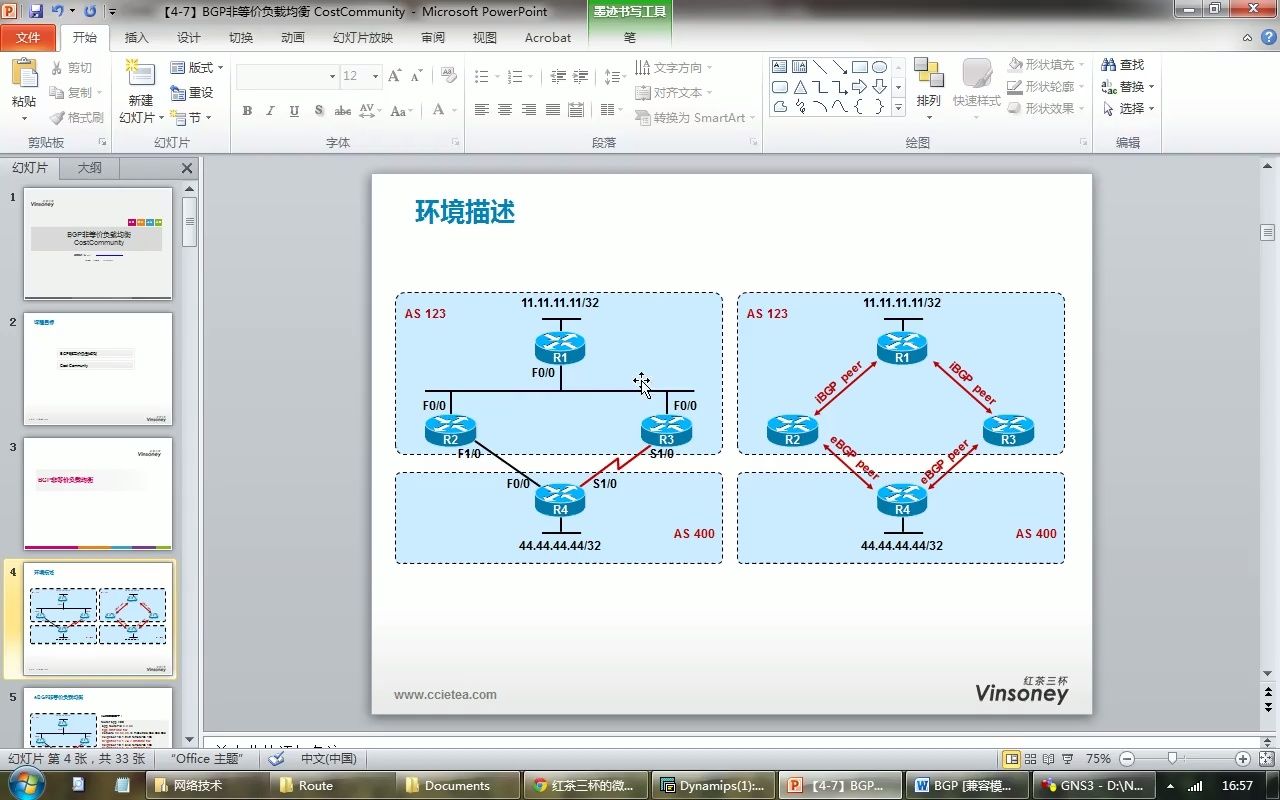 38.CCNP路由-28 BGP非等价负载均衡及Link Bandwidth特性