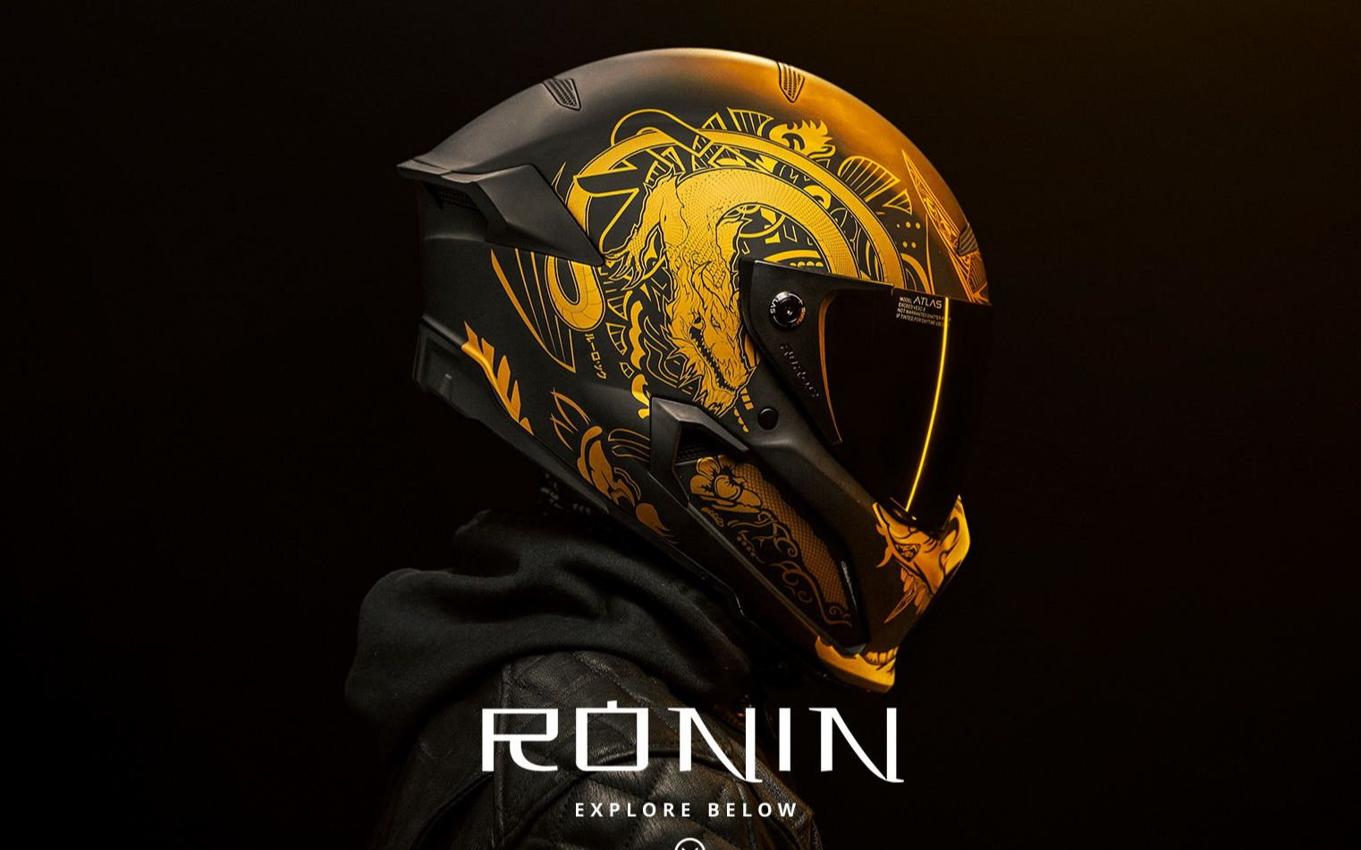 【资讯】摩托车头盔 Ruroc Atlas RONIN Motorcycle Helmet  First Look!哔哩哔哩bilibili