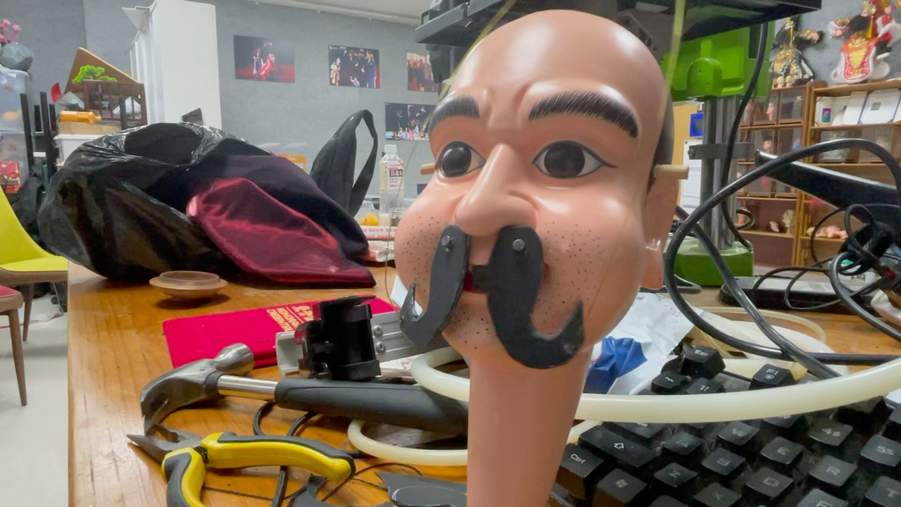 提线木偶偶头小机关