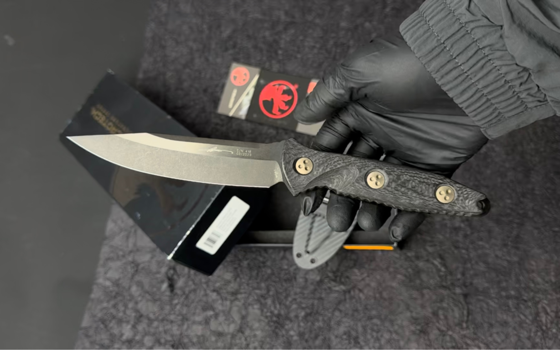 微技术socom 高配版 碳纤维柄 dlc处理