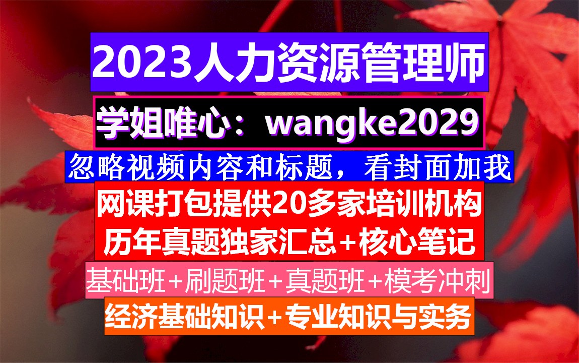 人力资源管理师《专业知识与实务(人力资源管理)》.人力资源师报考官网,人力资源考试试卷哔哩哔哩bilibili