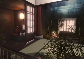 Tải video: 【FF14装修】S房不封层|和风温泉小居|日式竹林茶庭