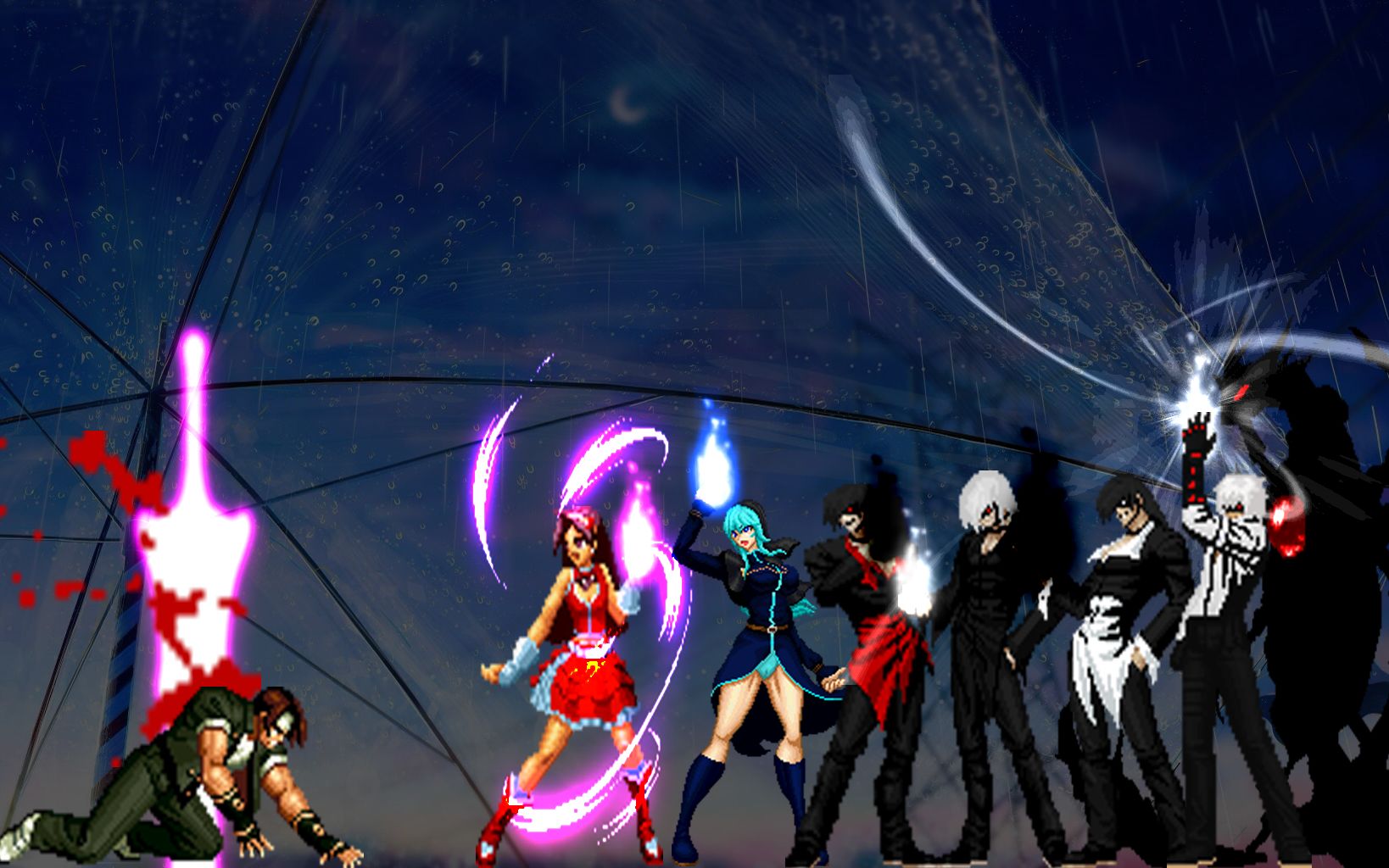 mugen人物殴打你圈超级无敌牛逼人物皇帝剑心寒失忆草