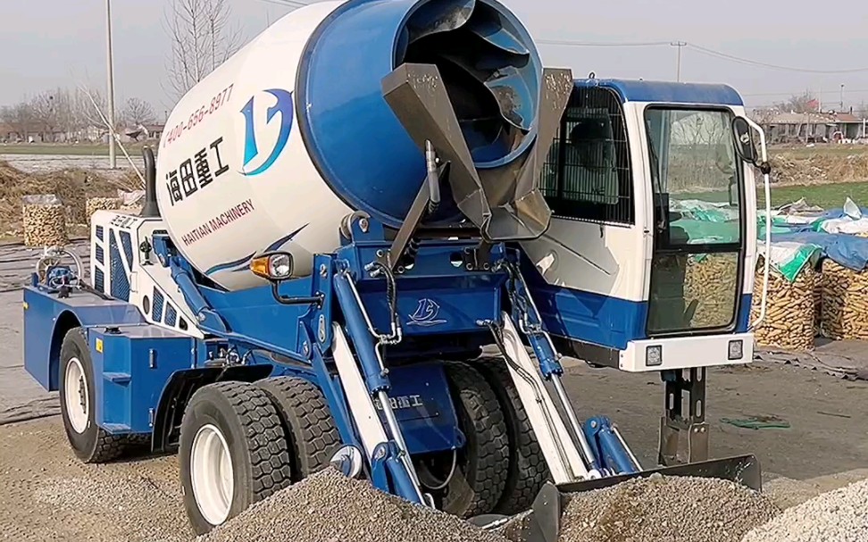 海田自上料搅拌车