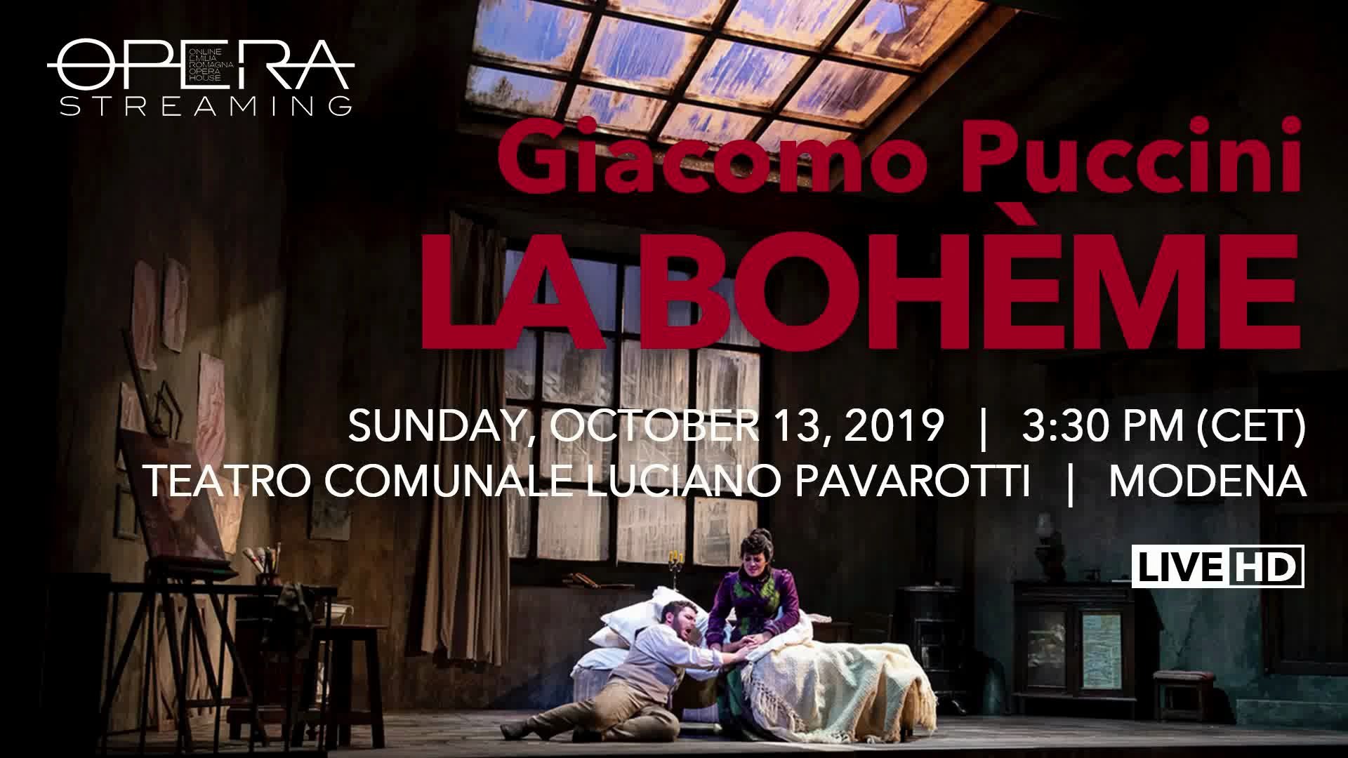 [图]【歌剧】普契尼歌剧『波西米亚人』 LA BOHÈME 意大利摩德纳市政剧院 Giacomo Puccini 2019年10月