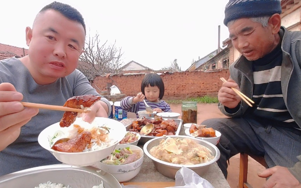 比狗肉还香的貉子肉30一只,午餐锅哥做红焖肉,配上蒸米饭贼好吃哔哩哔哩bilibili