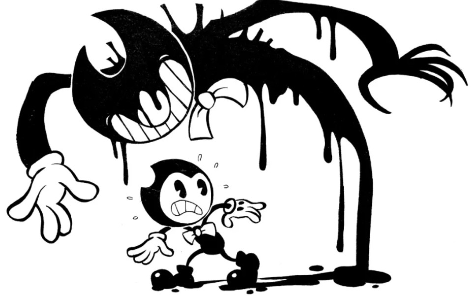 【wei43】班迪和墨水机器第1章移动的图像(the moving pictures)_哔哩