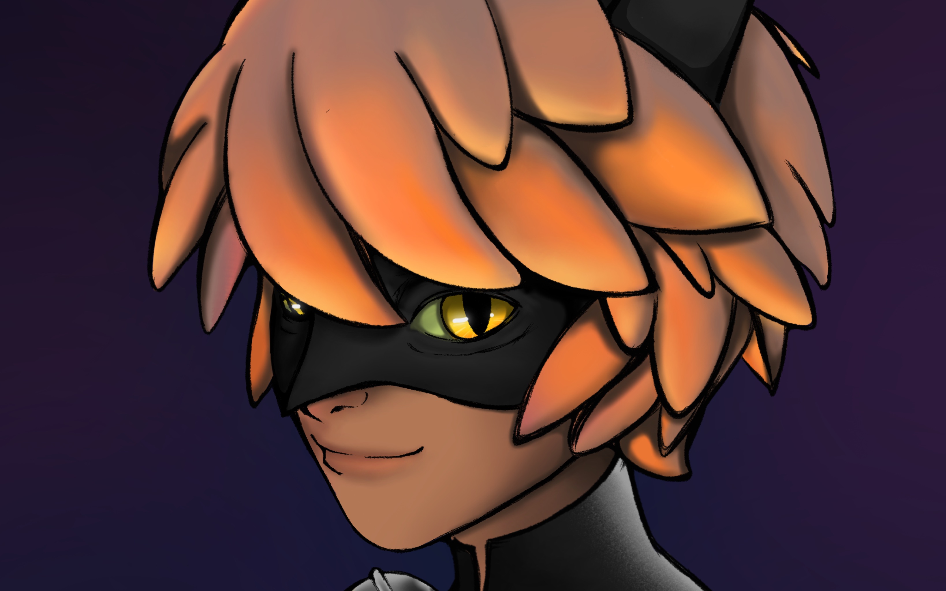 procreate-瓢虫雷迪 黑猫诺儿