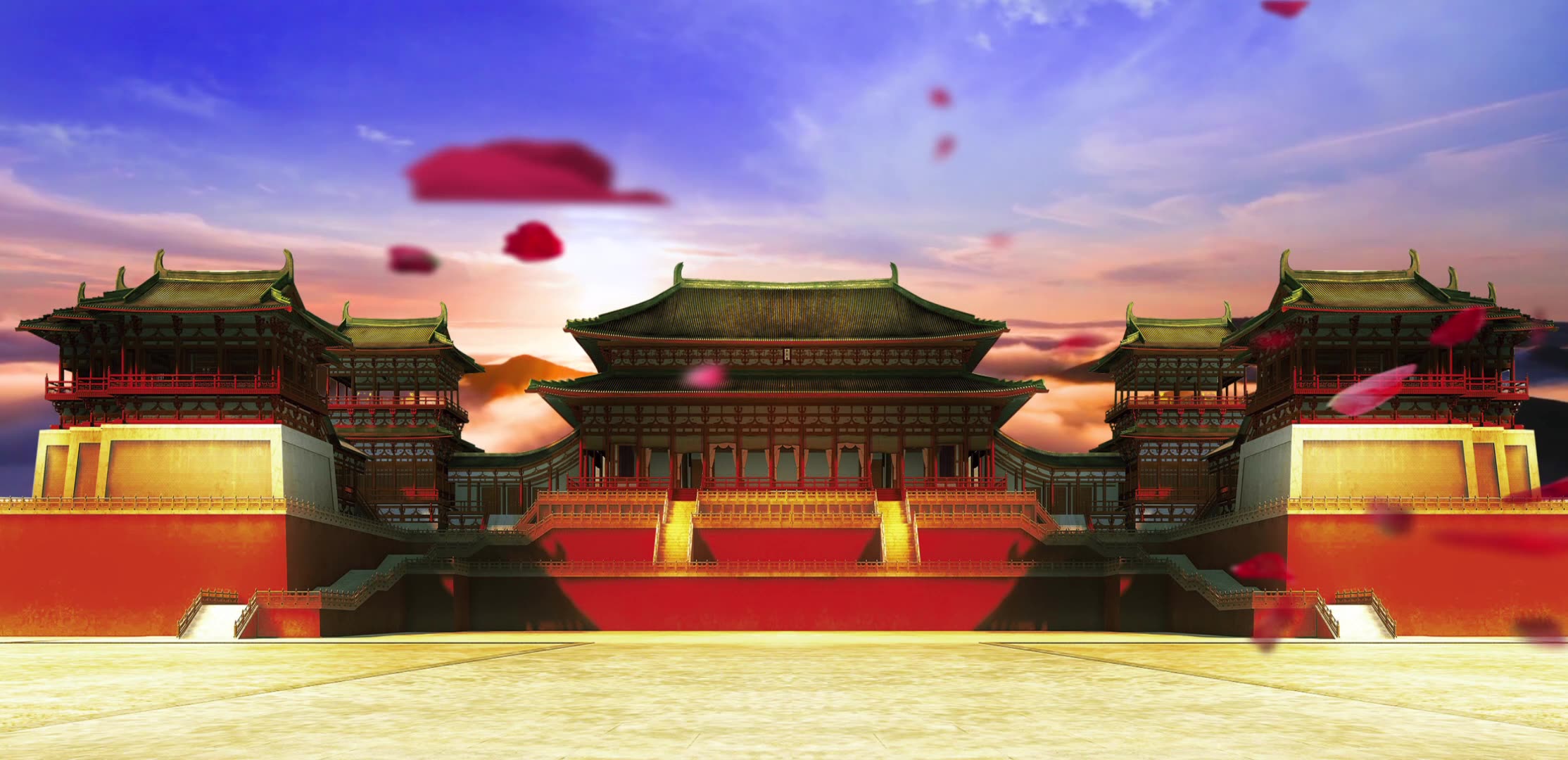 4236929丽人行皇宫宫殿舞台led歌舞视频