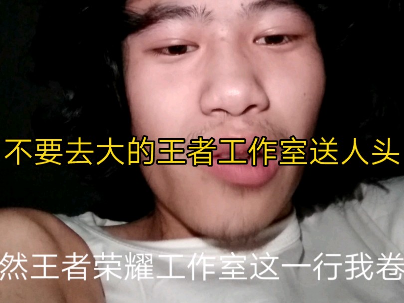 不要去大的王者工作室送人头