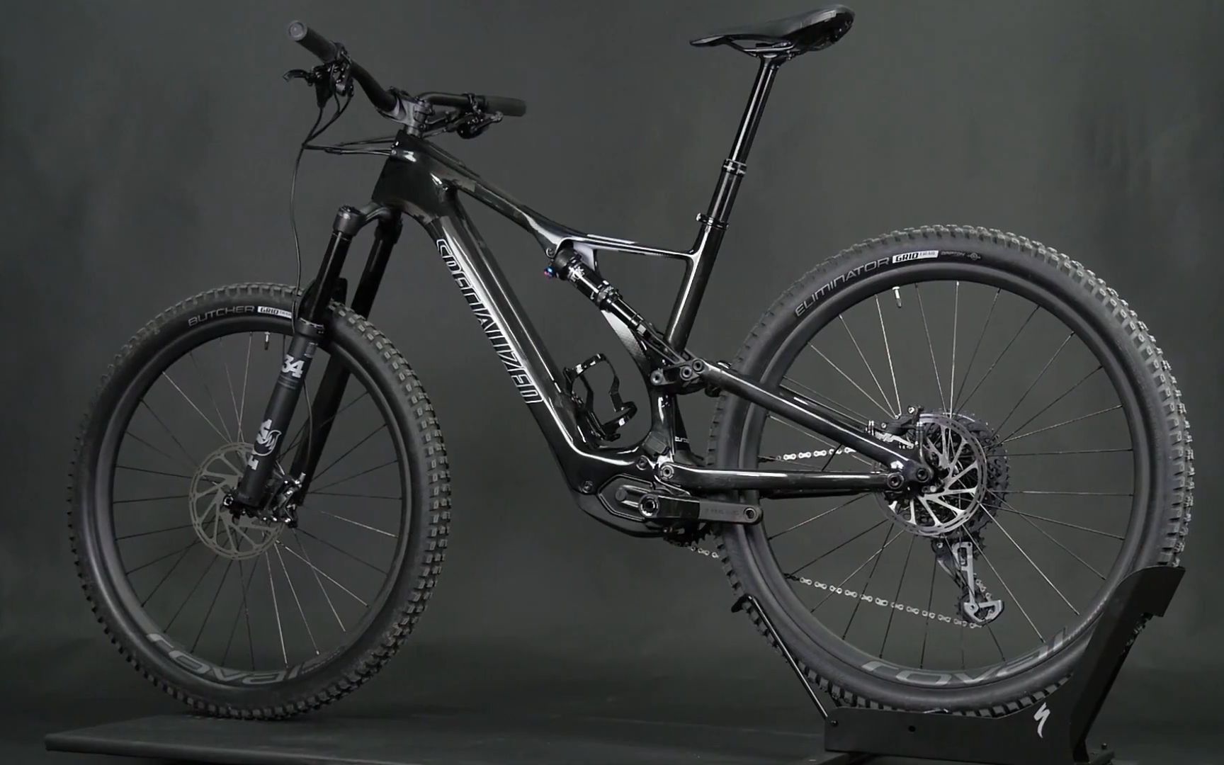 静态欣赏最好看的电助力山地车闪电specializedturbolevoslexpert