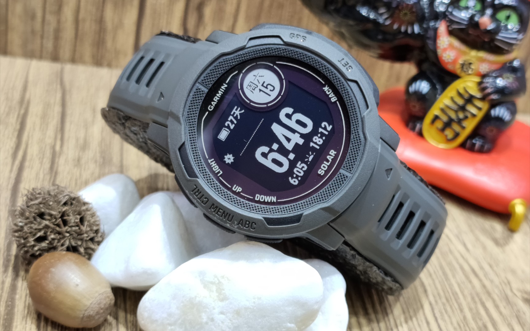 garmininstinct2soul佳明本能2太阳能运动版石墨灰