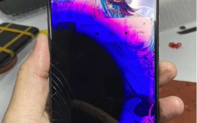 红米k40爆内外屏幕换品牌屏幕总成