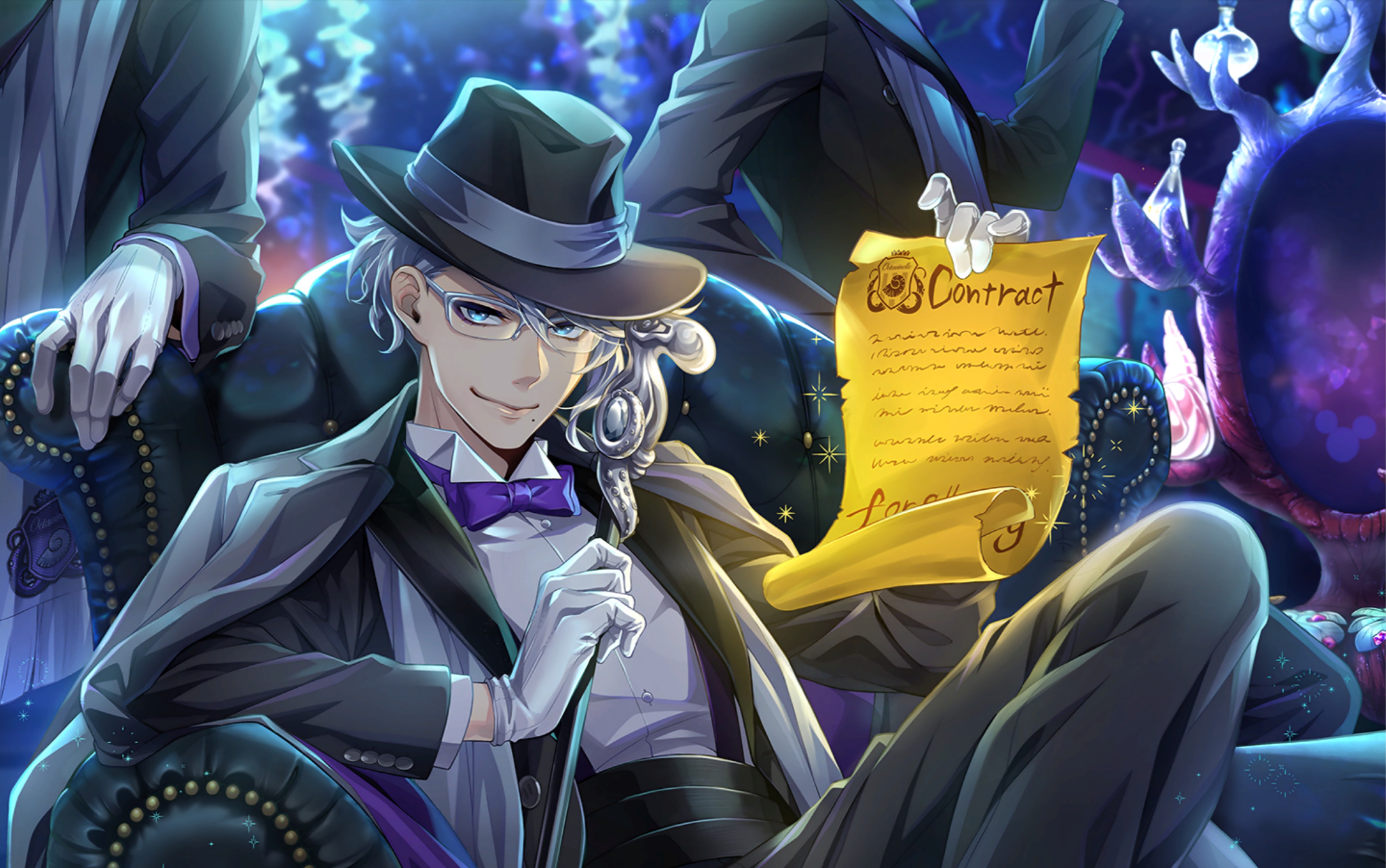 【迪士尼扭曲仙境 抽卡】azul 寮服ssr