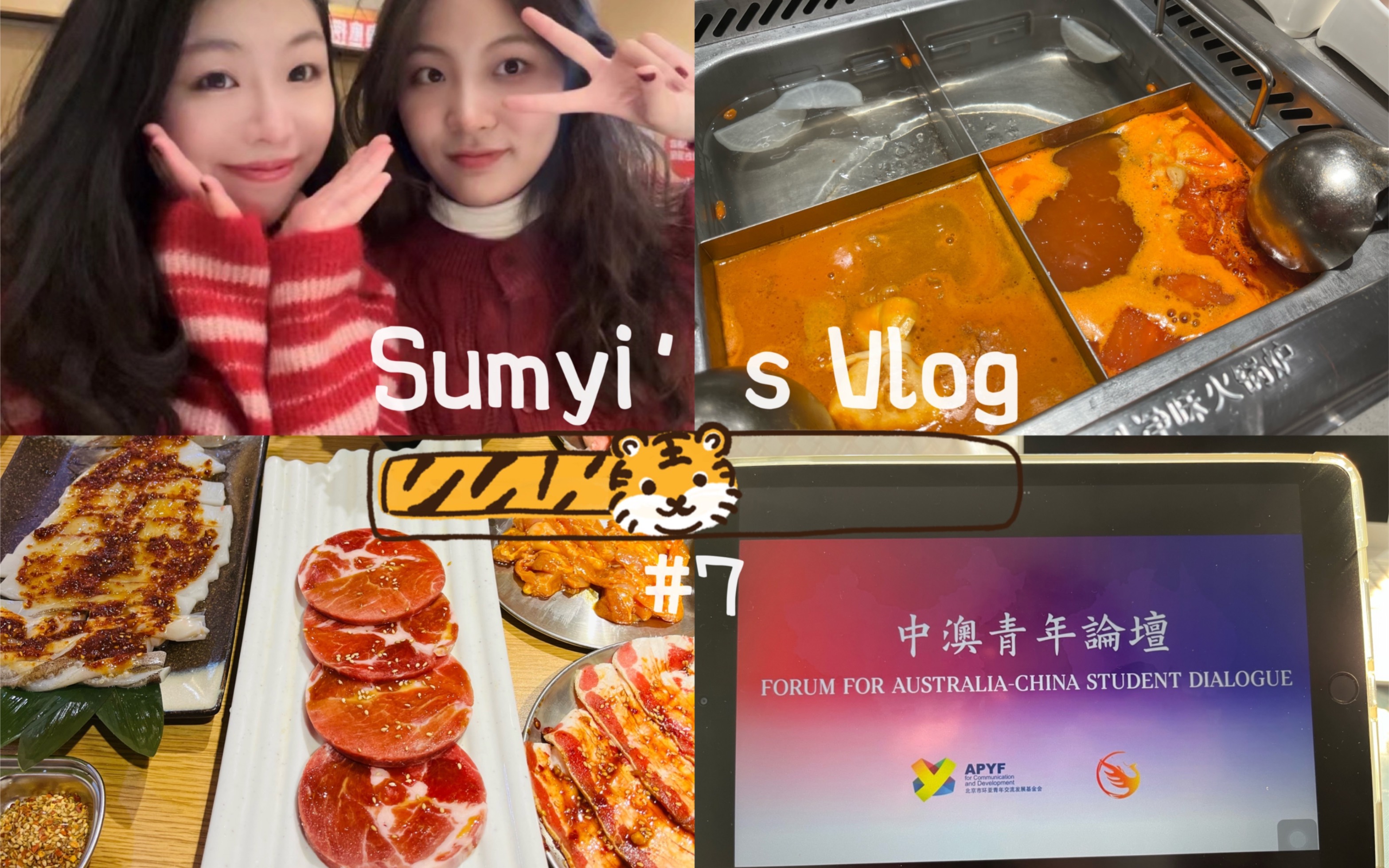 【全英】| vlog #7 |假期日常|口译|姐妹|论坛|in love with my life哔哩哔哩bilibili