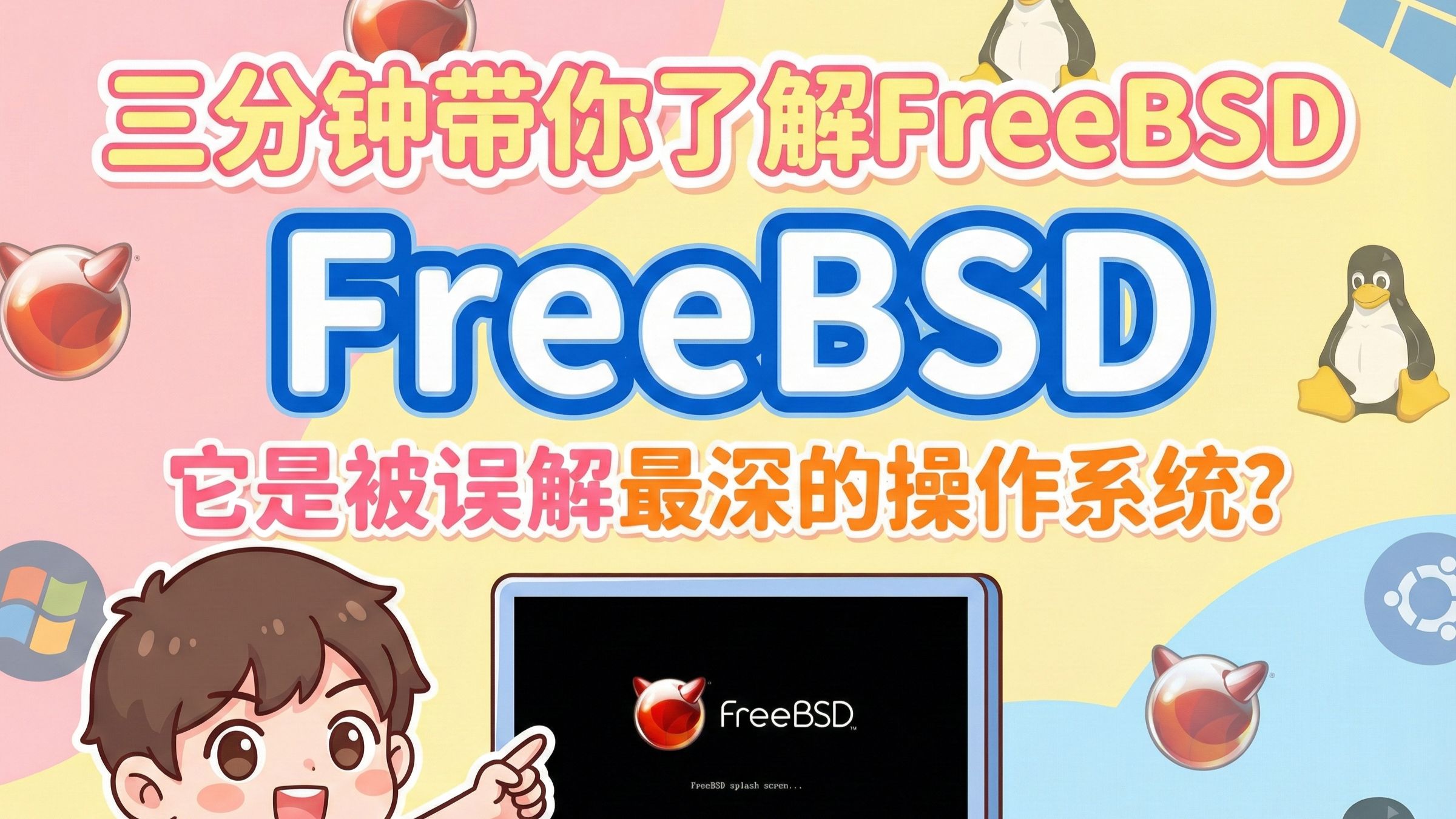三分钟带你了解FreeBSD,为什么说它是被误解最深的操作系统?