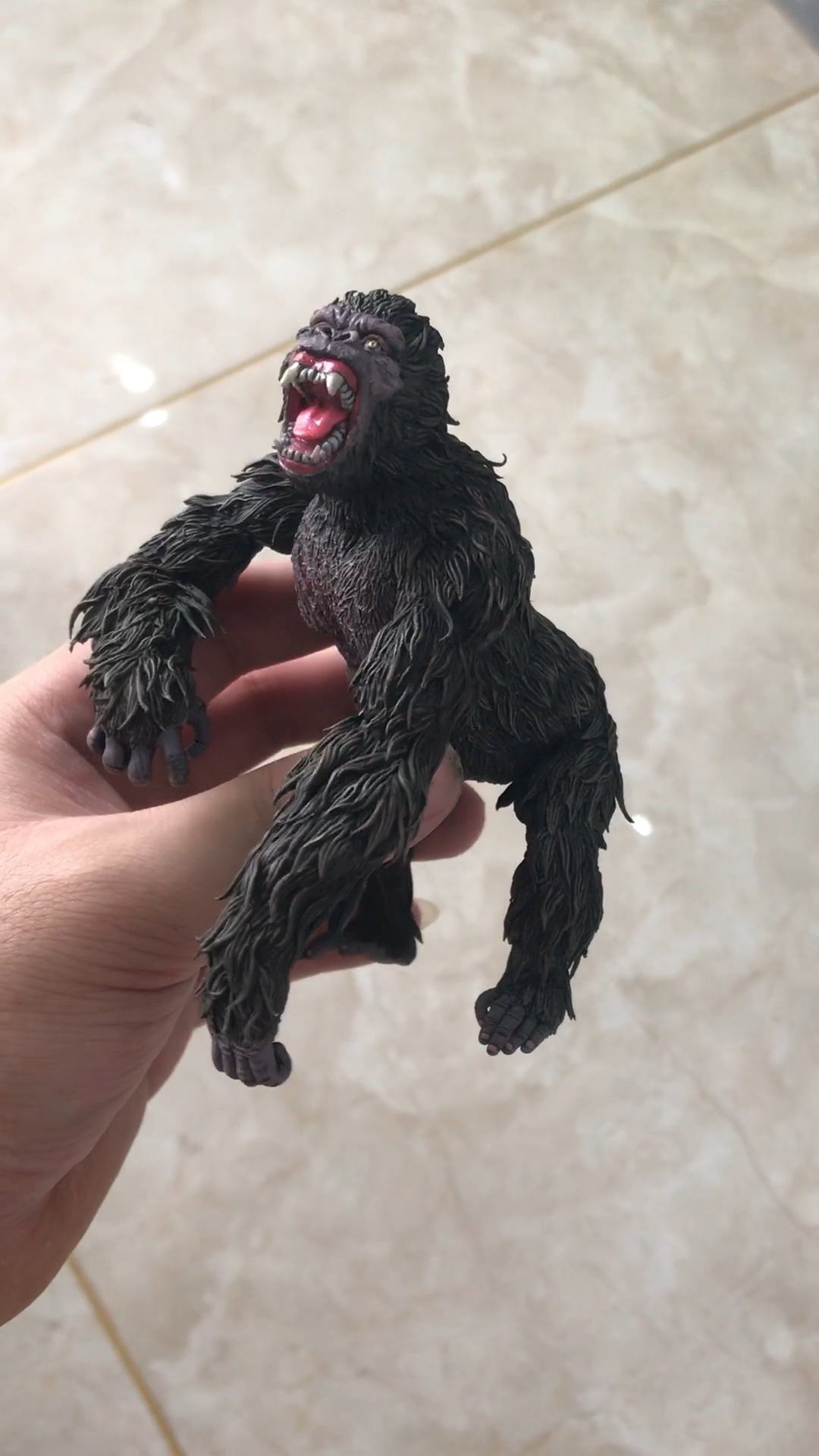 拿超轻黏土做了一只金刚(找不到金刚的bg_哔哩哔哩_bilibili