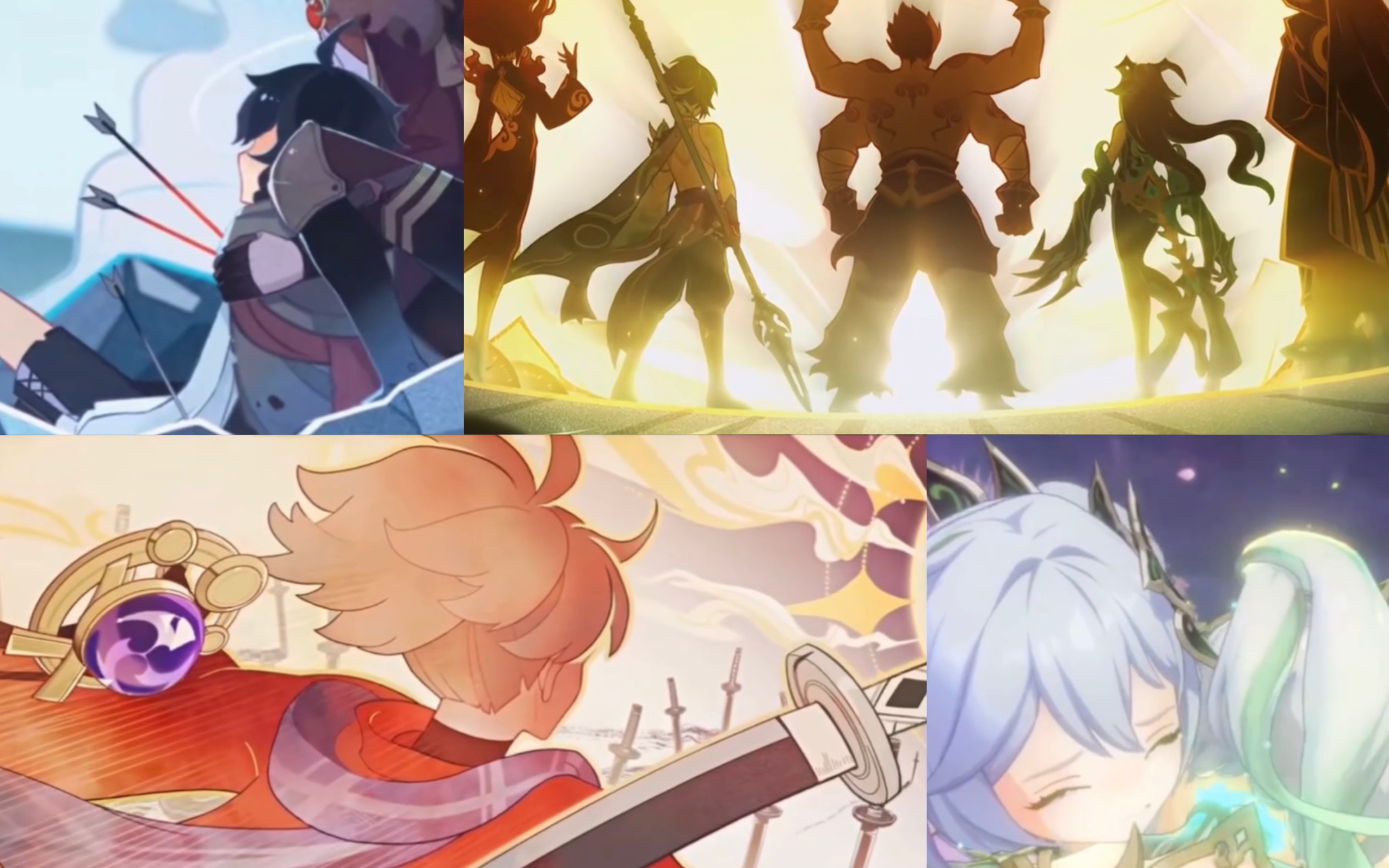 一首《团子大家族》,带你回忆原神里的所有刀片!