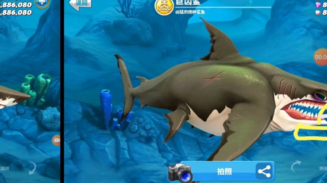 巨齿鲨漫画剧情电影版的巨齿鲨是饥饿鲨世界里的