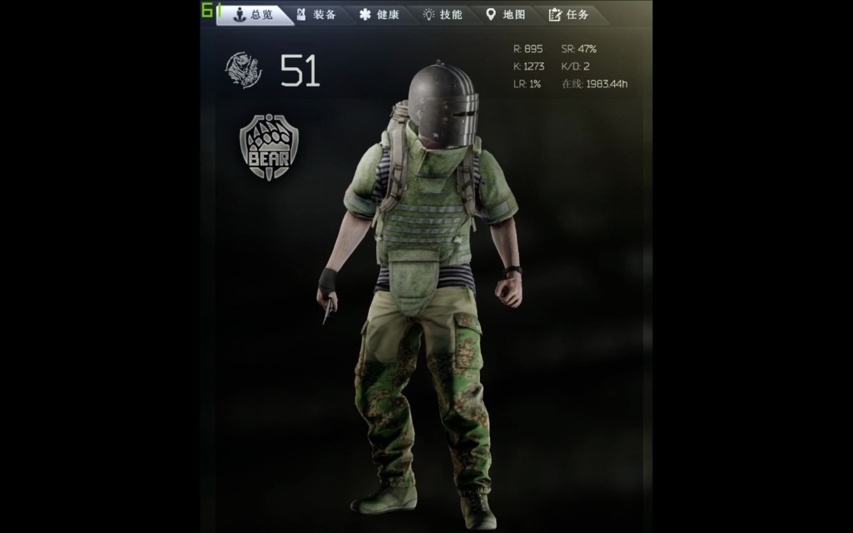 塔科夫一个档中各等级阶段装备一览逃离塔科夫