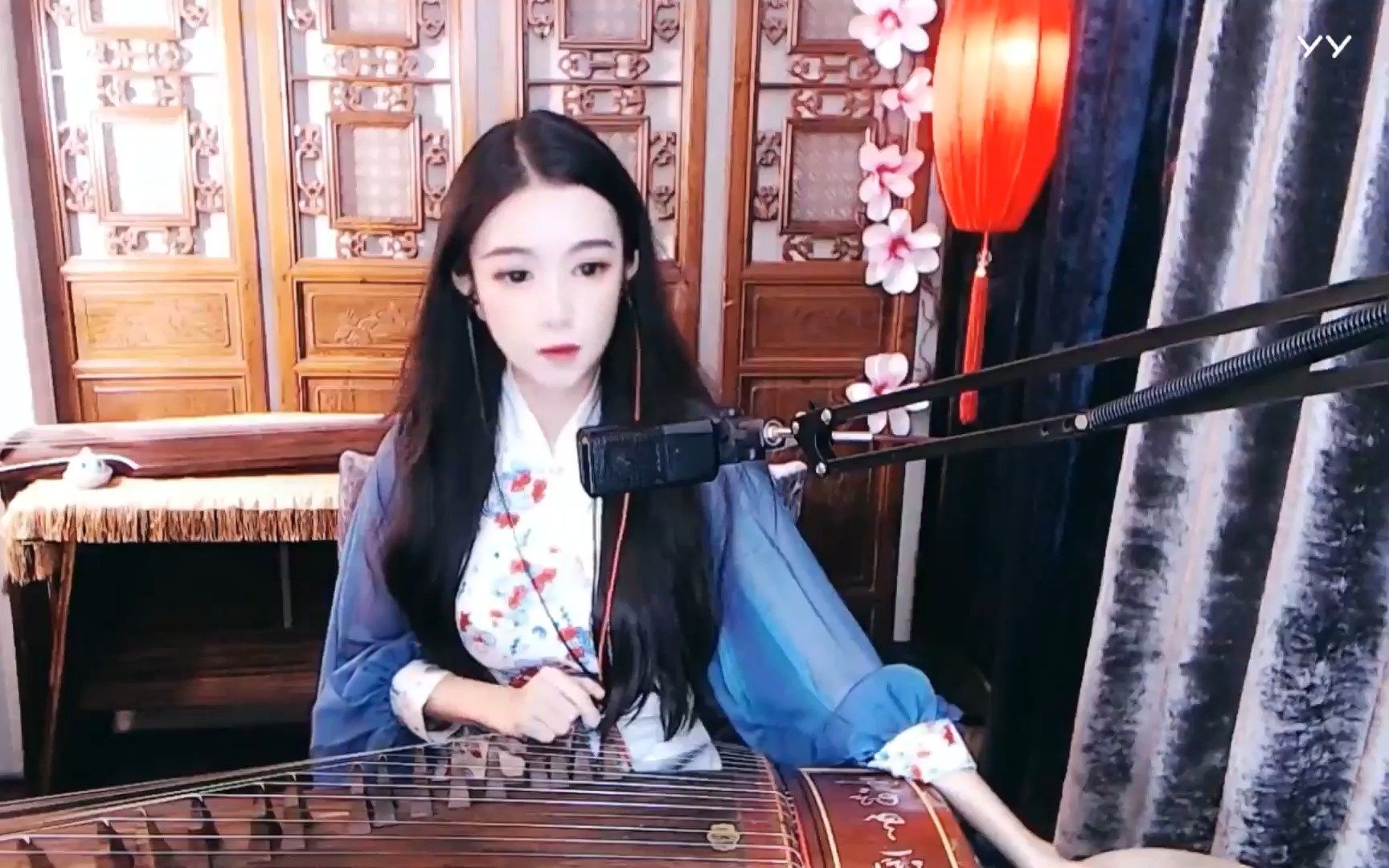 美女主播汐瑶古筝演奏新鸳鸯蝴蝶梦琴声优美扣人心弦