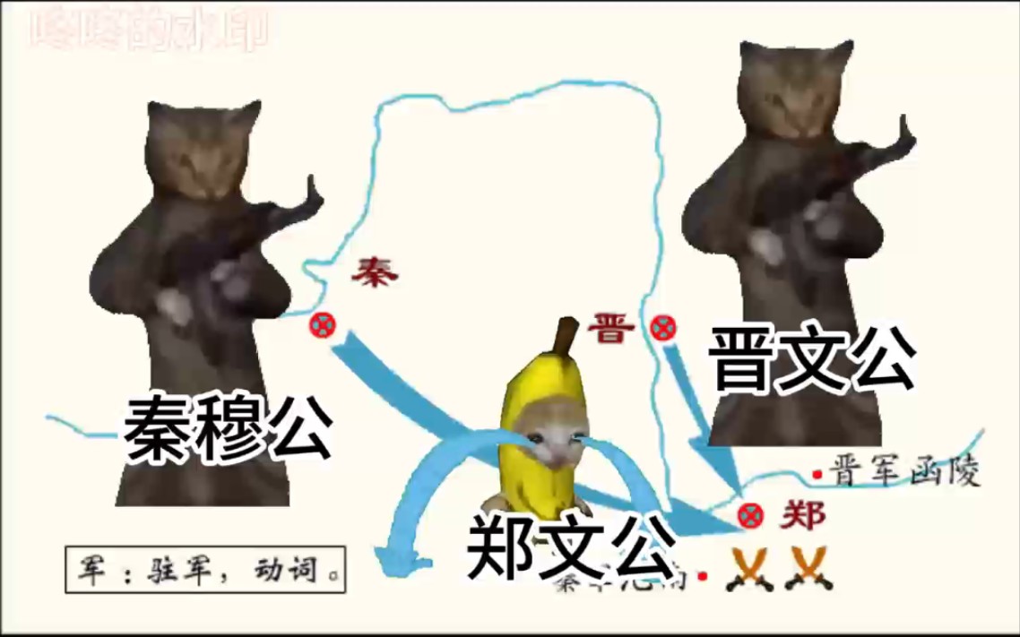 [图]【猫meme】烛之武退秦师