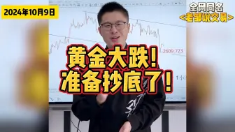 Télécharger la video: 黄金大跌！准备抄底了！