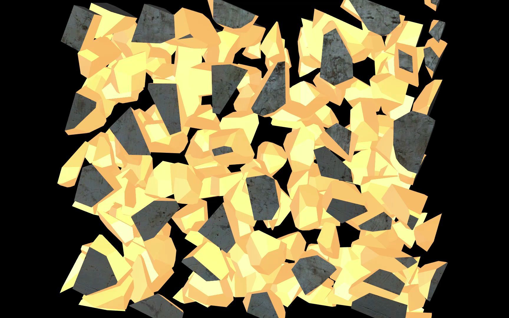 自制ae c4d破碎方块-星